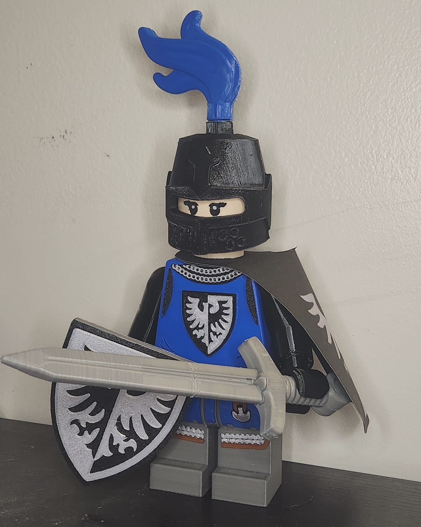 9 Inch Big Fig : Black Falcon