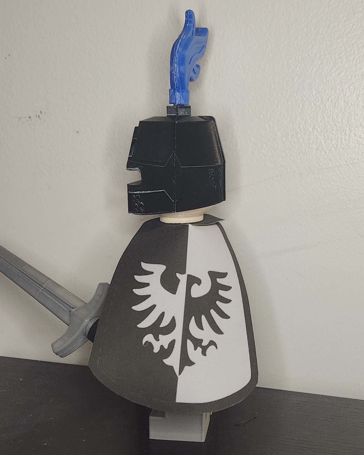 9 Inch Big Fig : Black Falcon